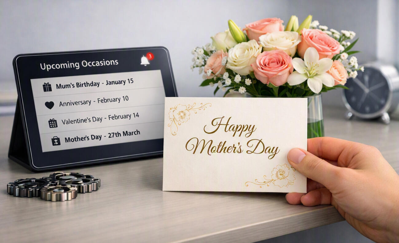 What is Always Sent? Put your feet up and let us handle the cards. We’ll ensure you never miss a loved one’s big day again.